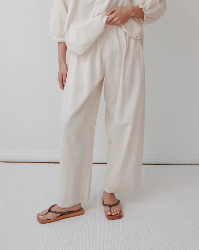 Wide Trouser : Natural sold by Wol Hide