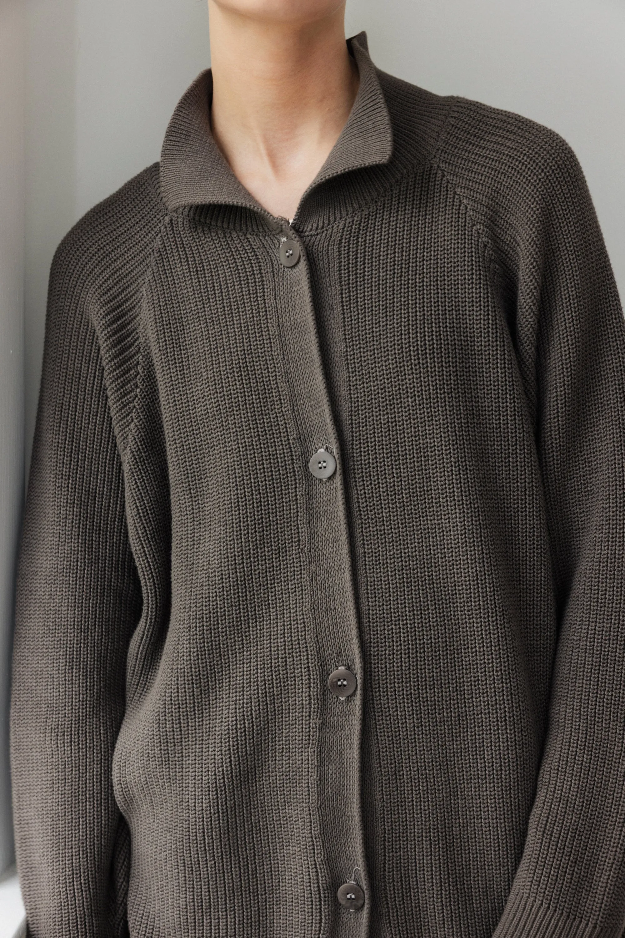 Collar Cardigan : Loam sold by Wol Hide product image thumbnail 5