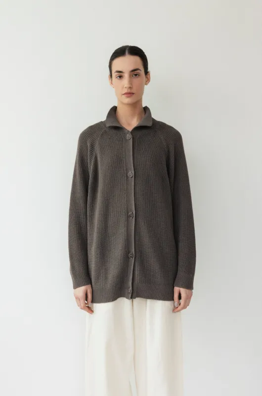 Collar Cardigan : Loam sold by Wol Hide