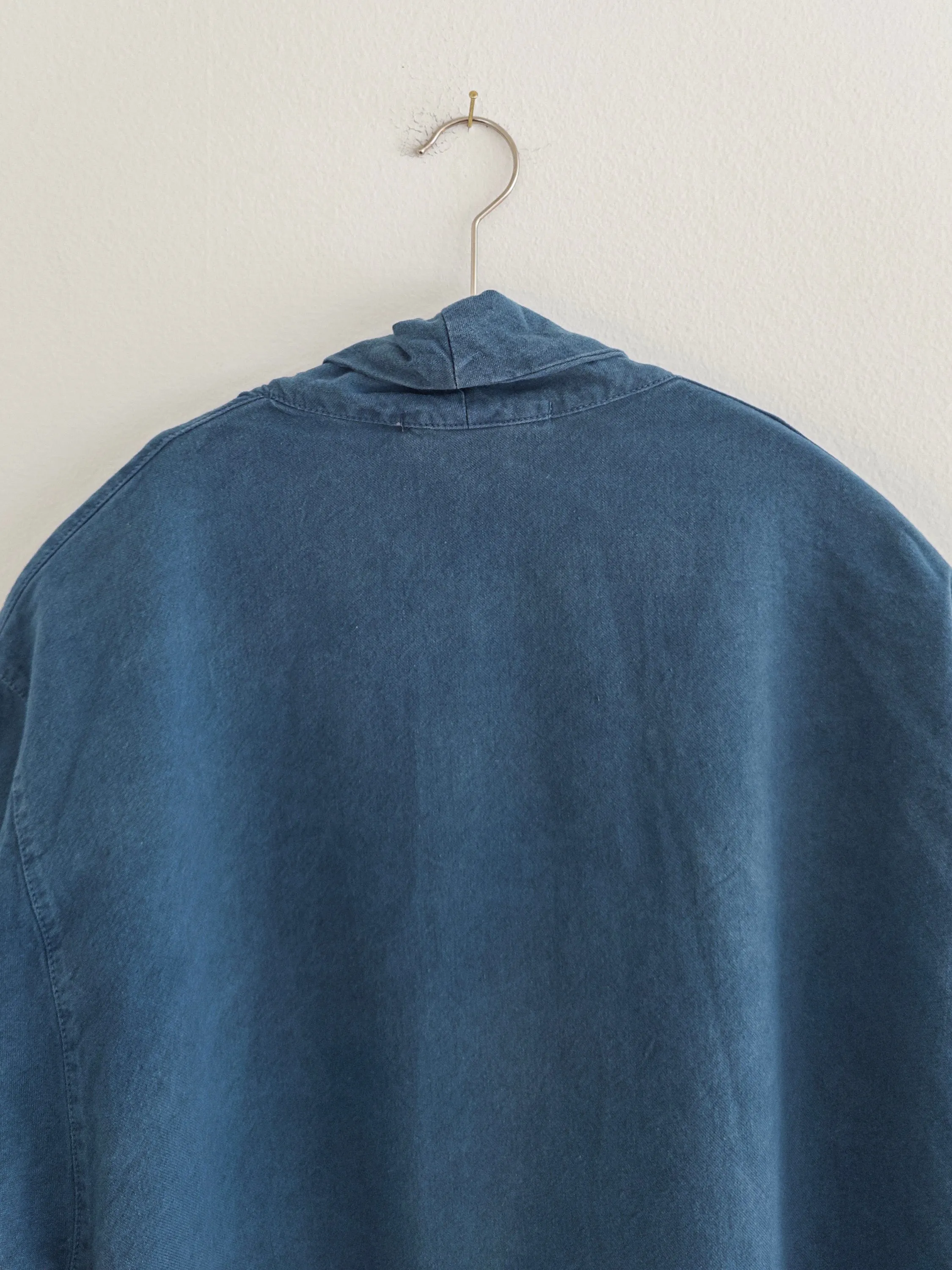 Twill Tie Trench : Indigo sold by Wol Hide product image thumbnail 4