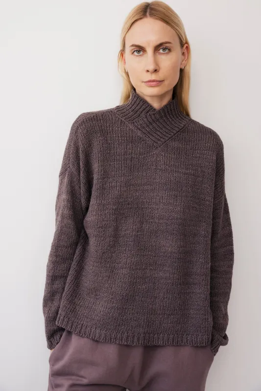 Cross Neck Pullover : Quartz sold by Wol Hide