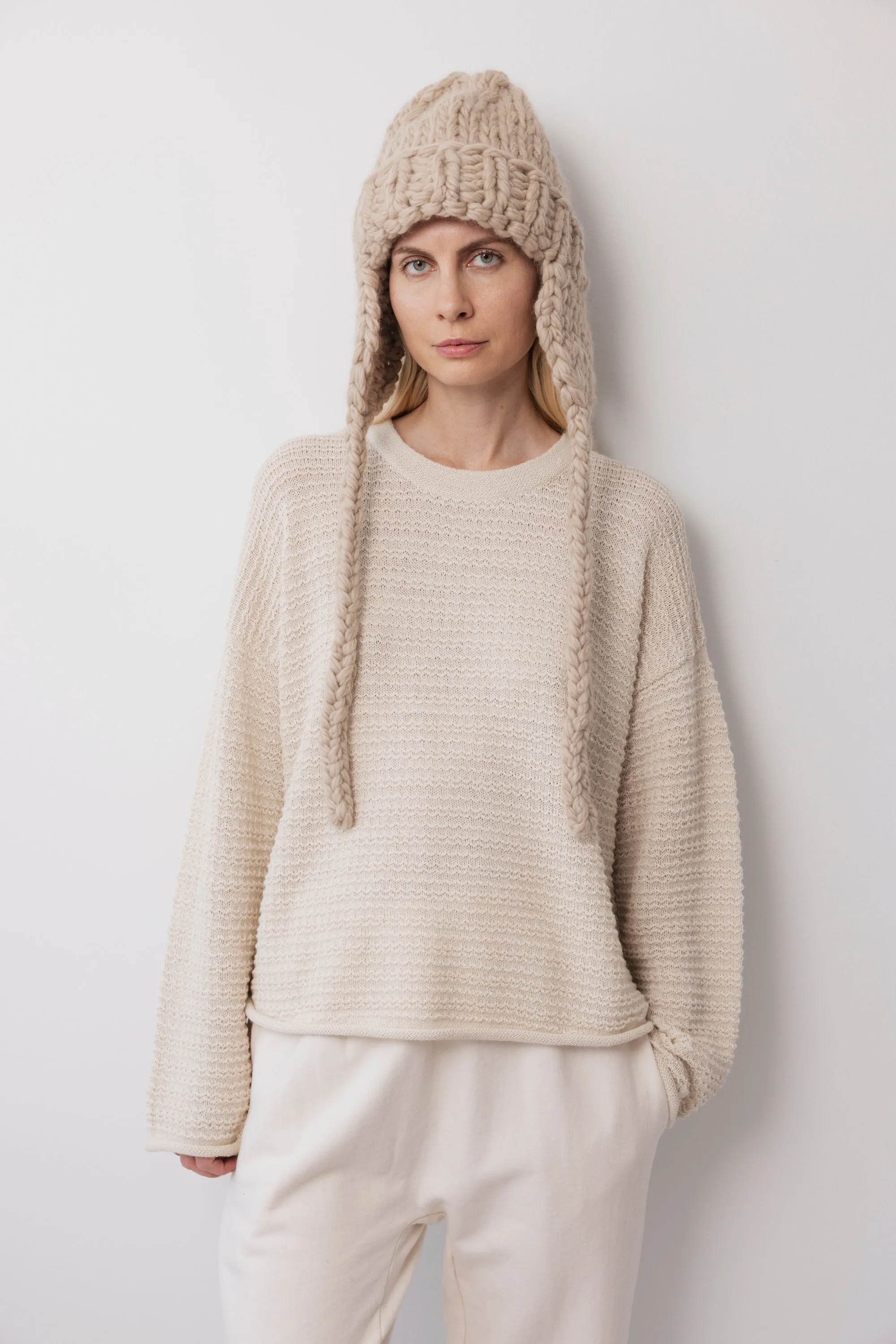 Handknit Hat : Putty sold by Wol Hide product image thumbnail 2