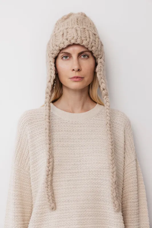 Handknit Hat : Putty sold by Wol Hide