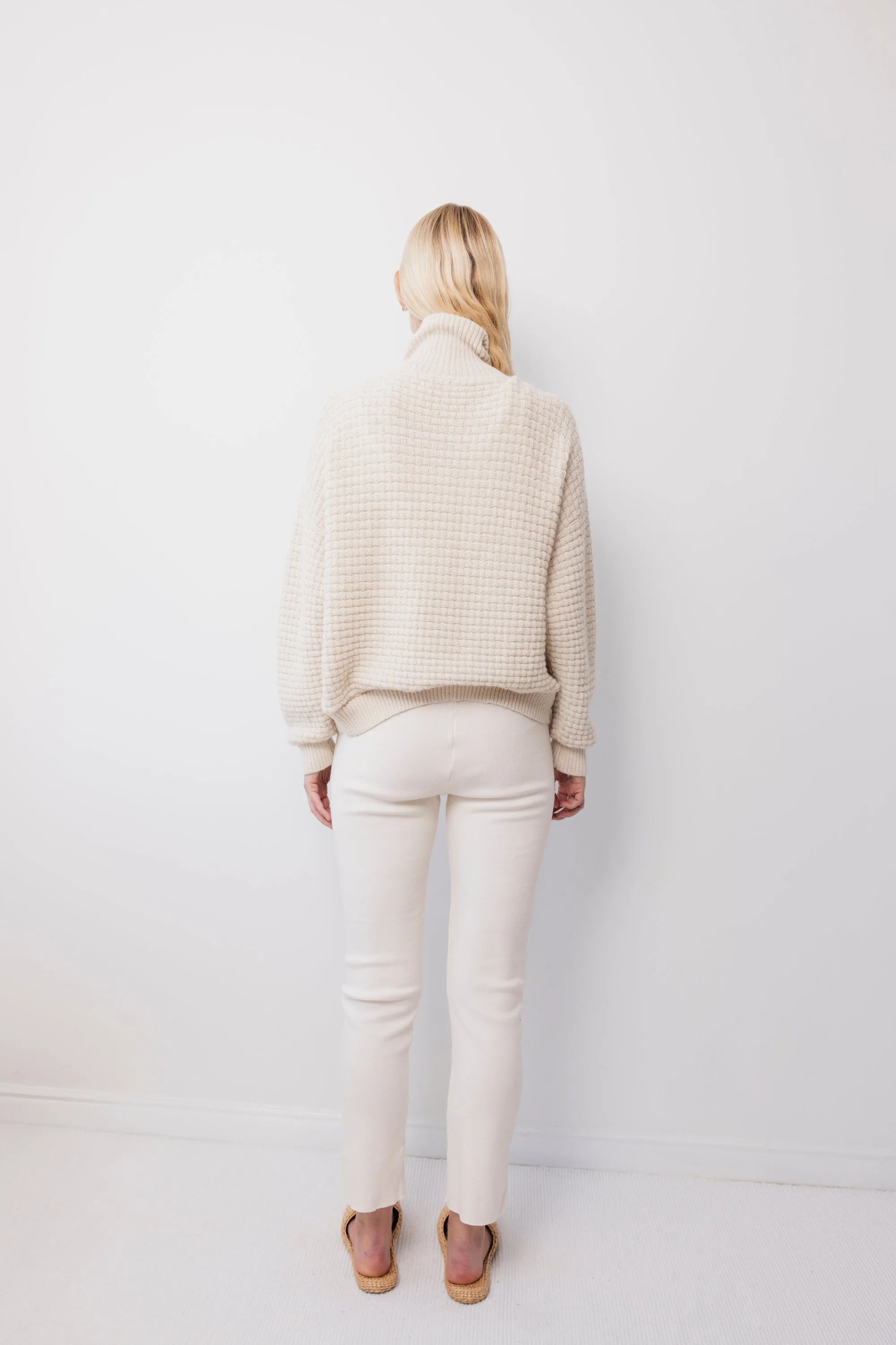 Lattice Cardigan : Natural sold by Wol Hide product image thumbnail 4