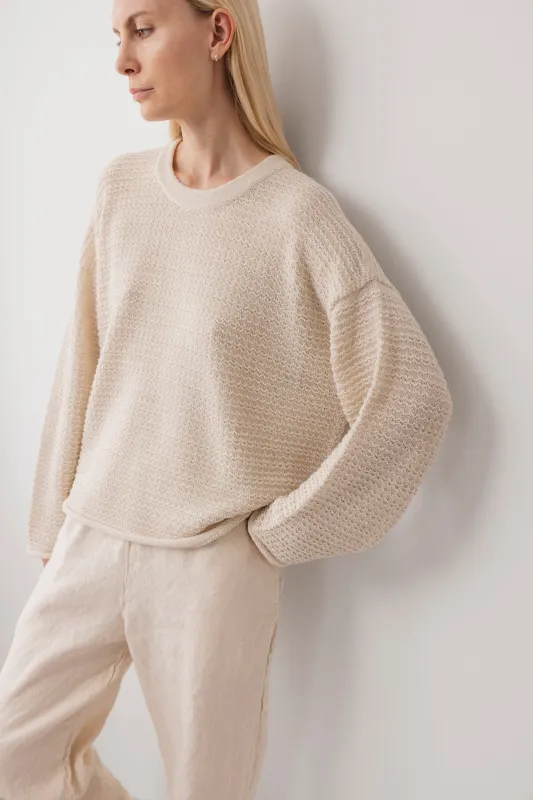 Thermal Sweater : Natural sold by Wol Hide