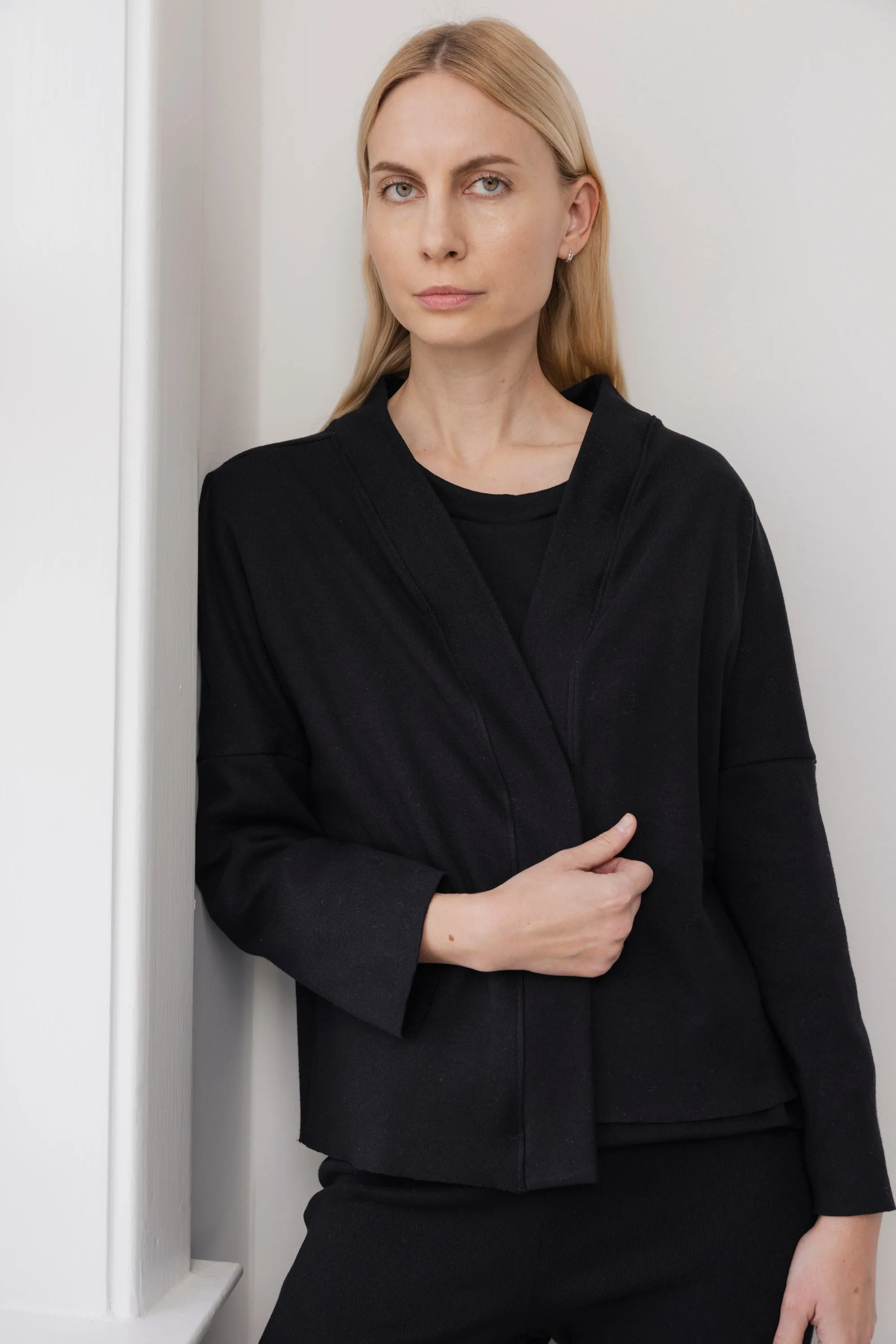 Easy Cardigan : Black sold by Wol Hide product image thumbnail 5