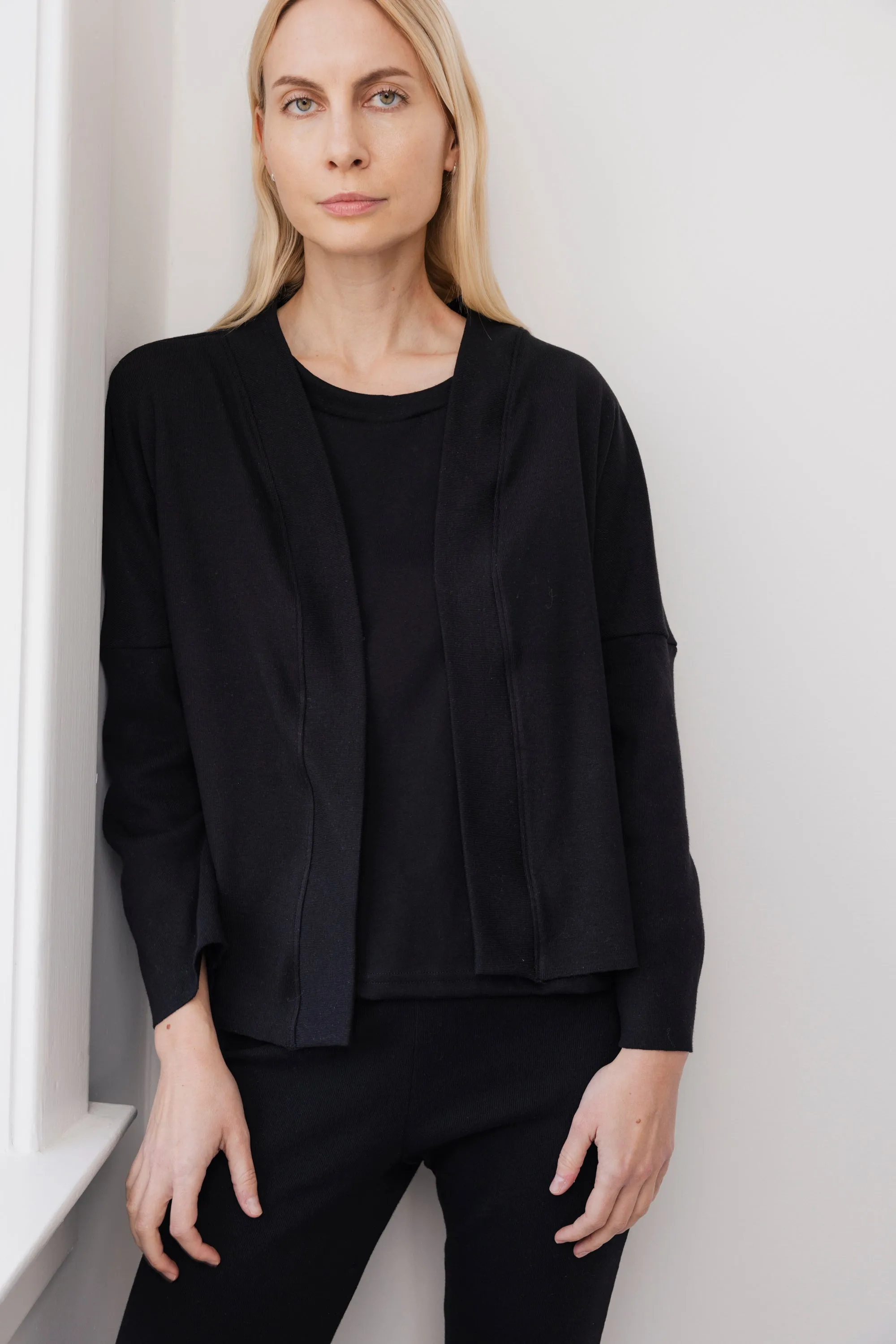 Easy Cardigan : Black sold by Wol Hide