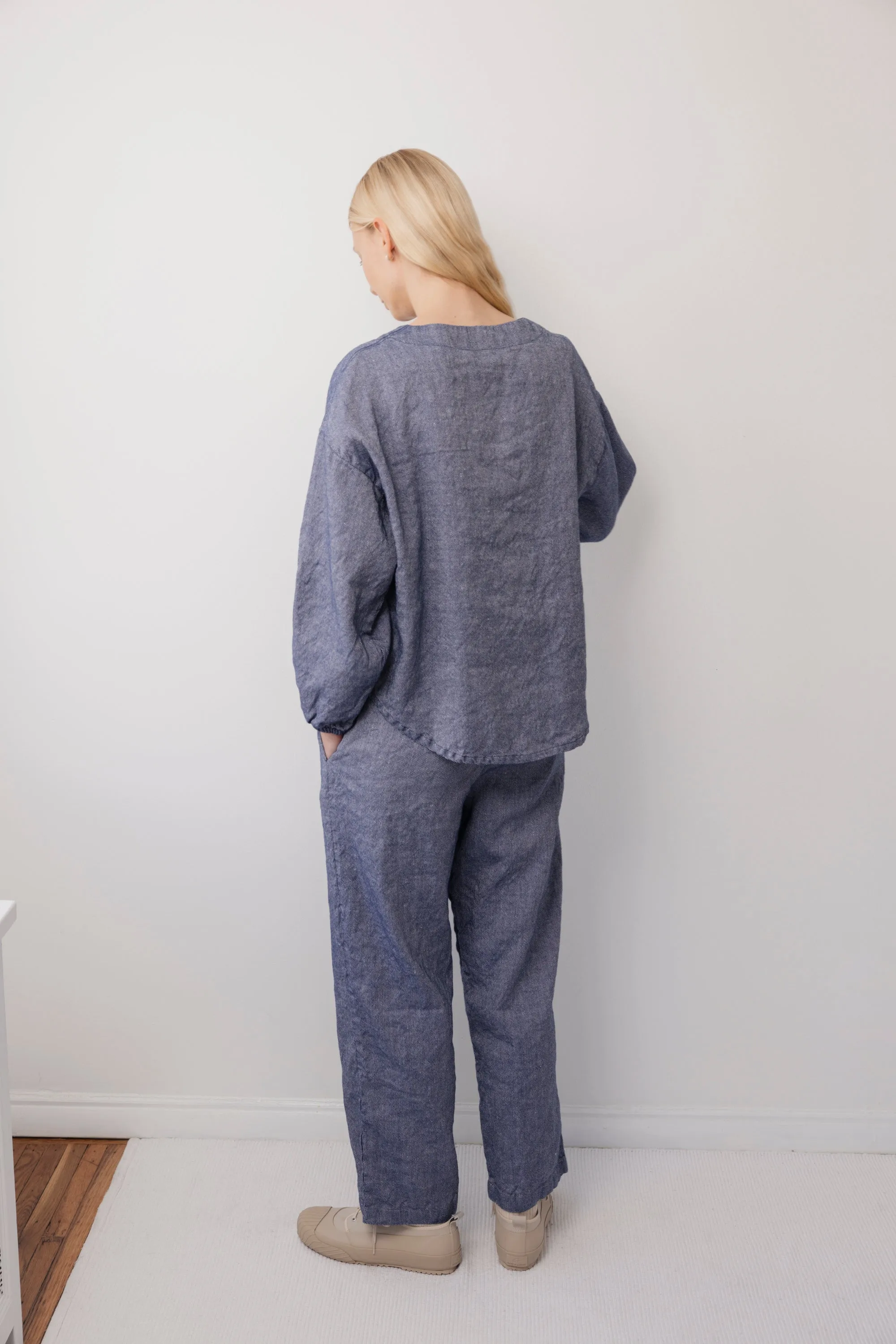 Hemp Button Shirt : Chambray sold by Wol Hide product image thumbnail 3