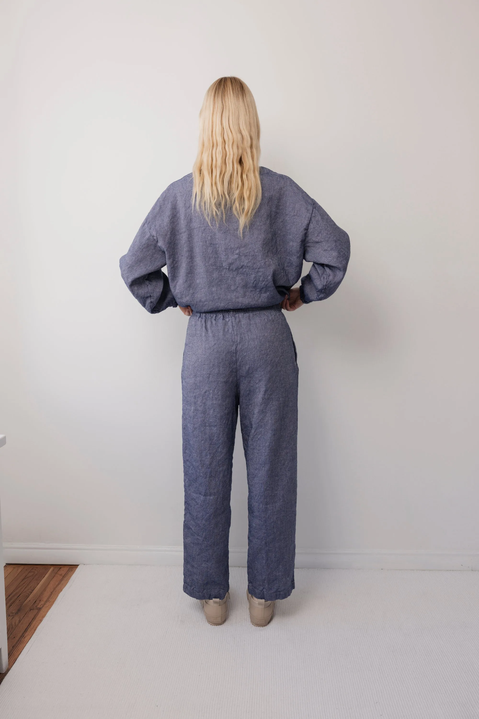 Hemp Pant : Chambray sold by Wol Hide product image thumbnail 4