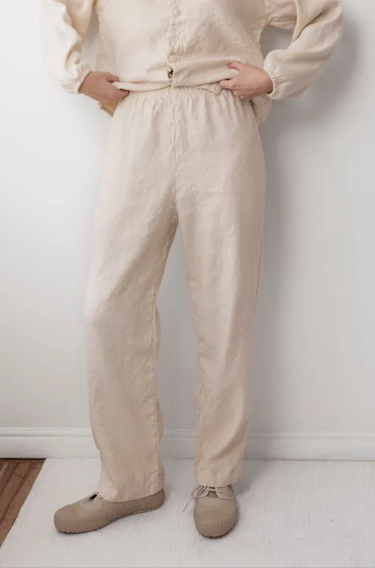 Hemp Pant : Natural sold by Wol Hide