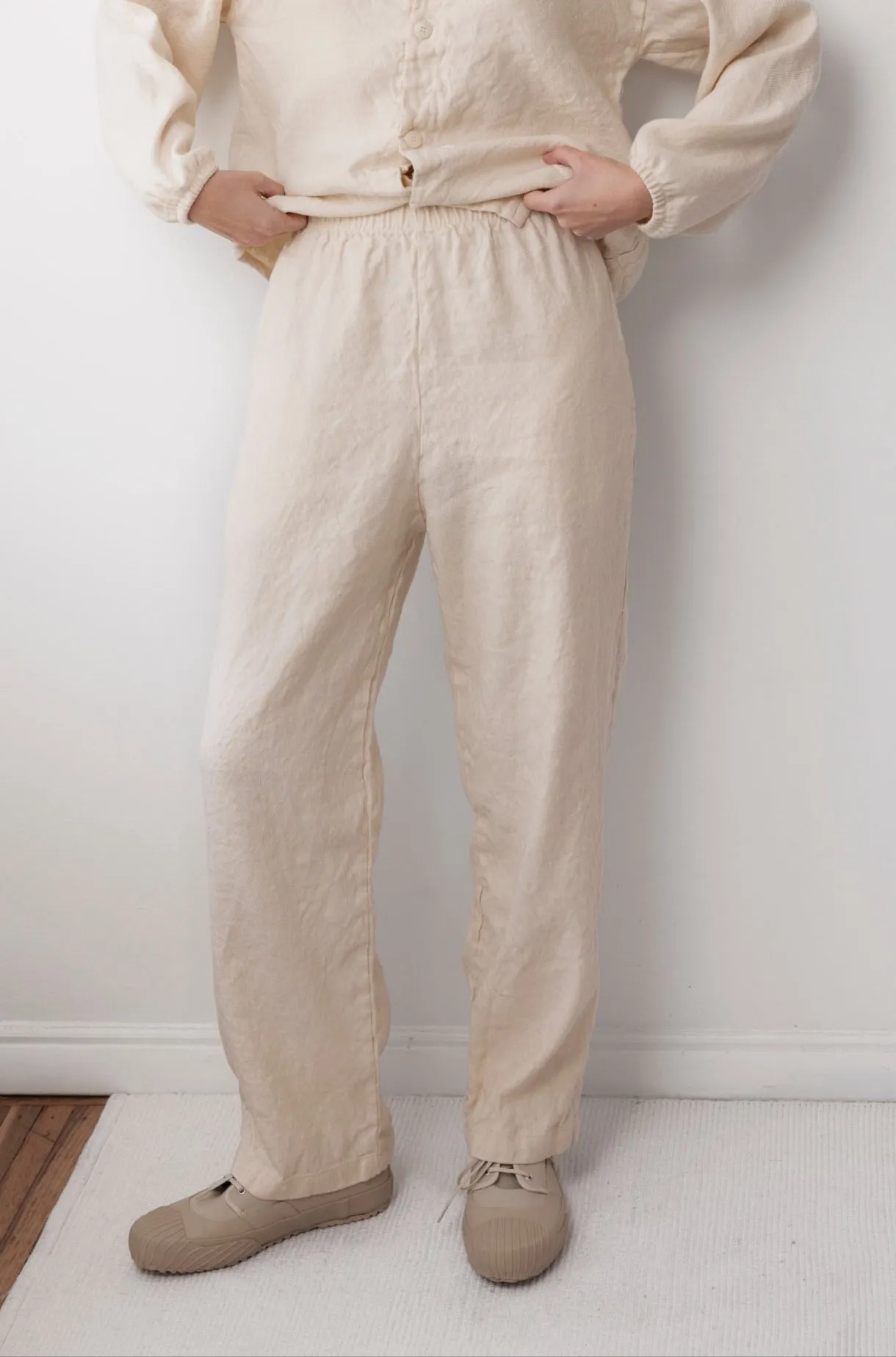 Hemp Pant : Natural sold by Wol Hide