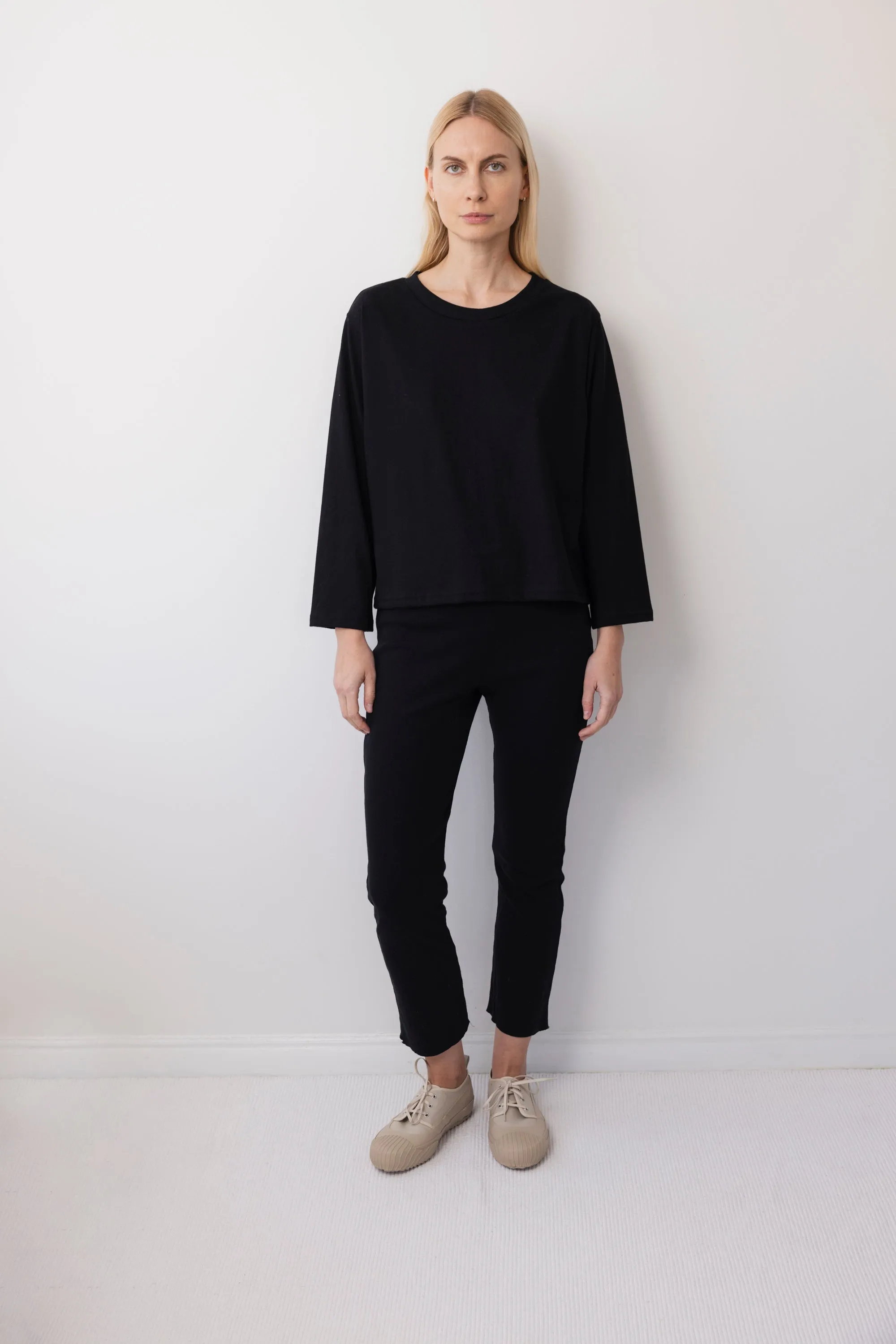 Long Sleeve Tee : Black sold by Wol Hide product image thumbnail 2