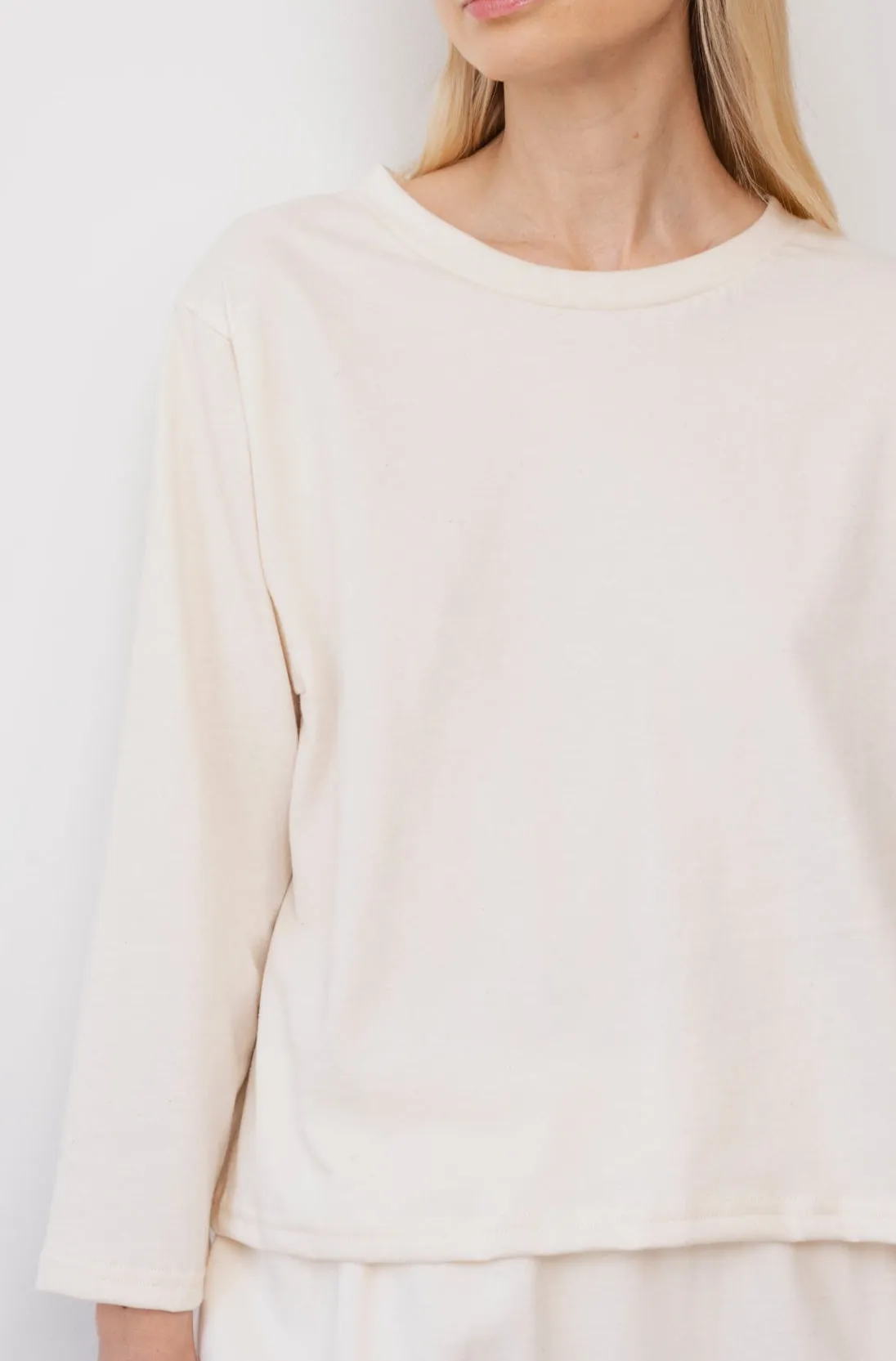 Long Sleeve Tee : Natural sold by Wol Hide product image thumbnail 4