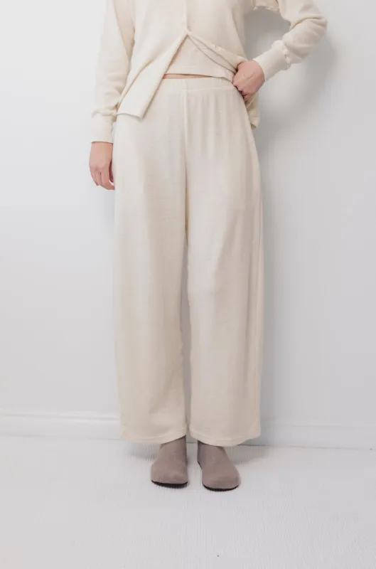 Wool Wide Leg: Natural sold by Wol Hide