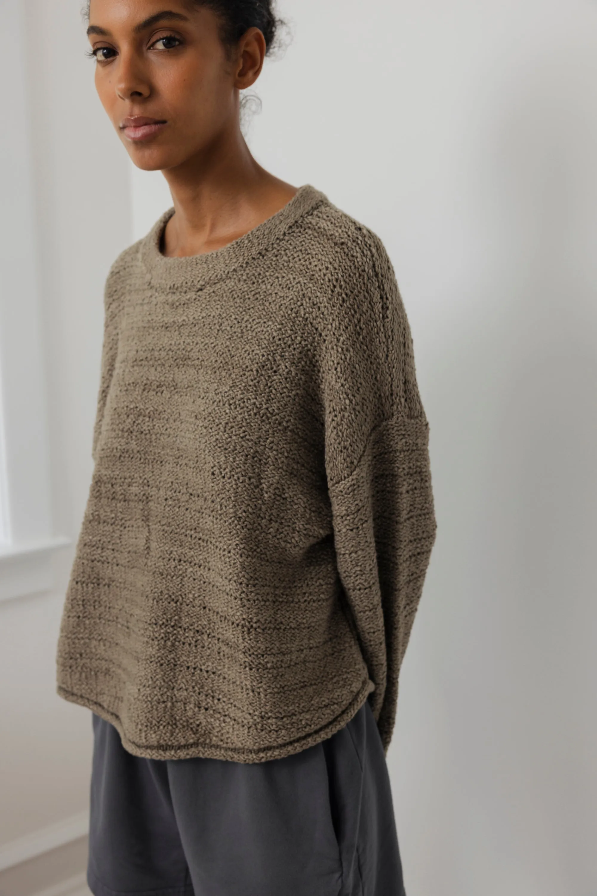 Loose Pullover : Moss sold by Wol Hide product image thumbnail 4