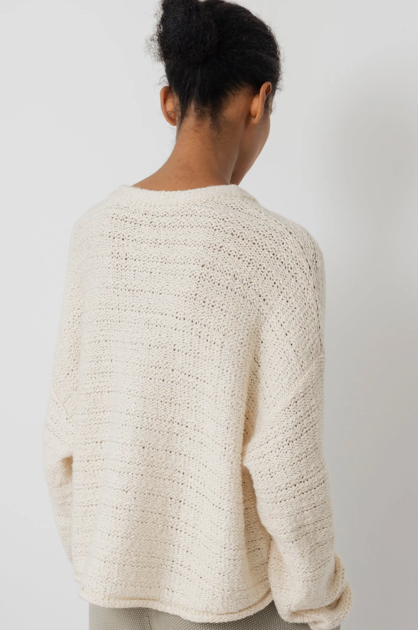 Loose Pullover : Natural sold by Wol Hide product image thumbnail 5