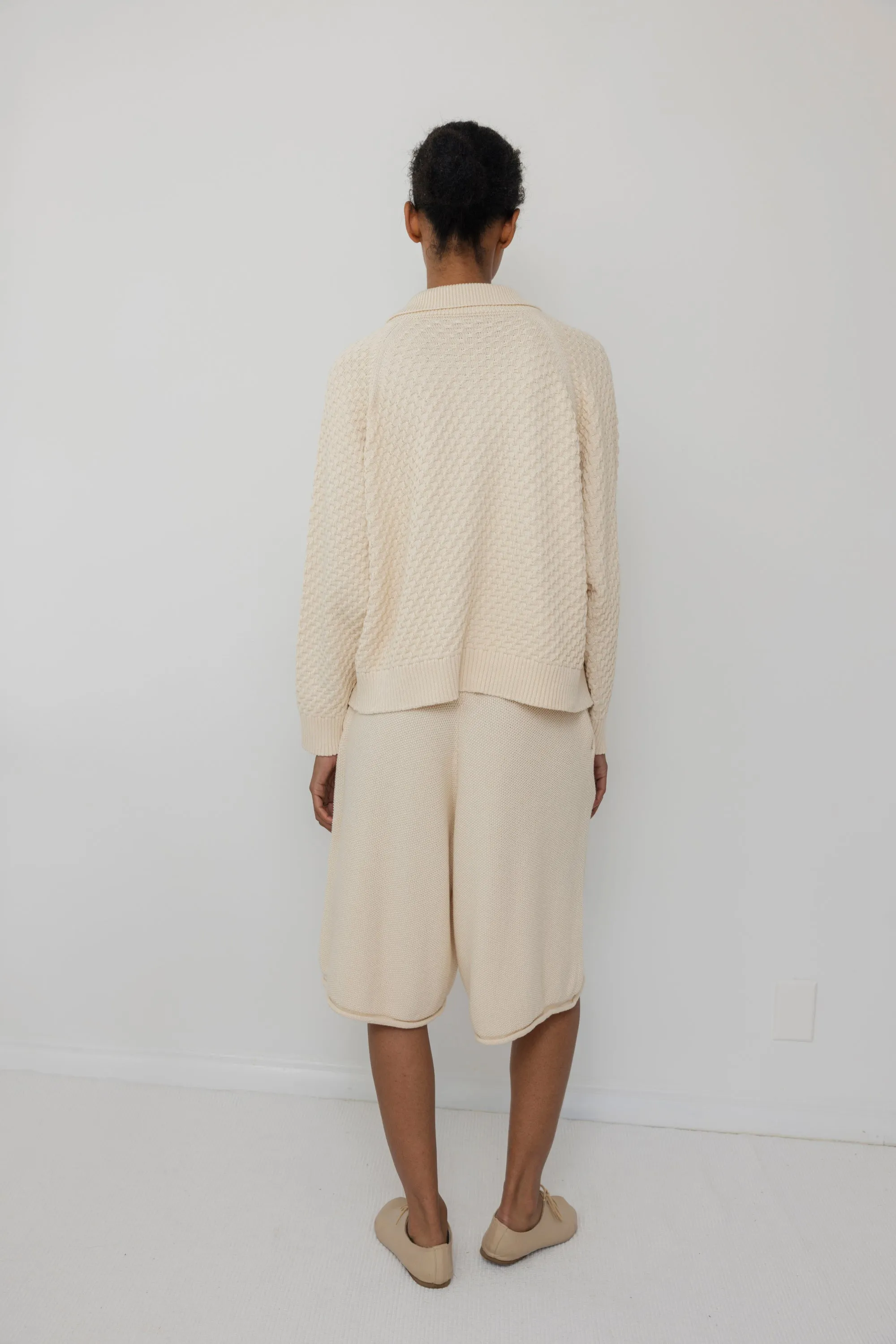 Textured Cardigan : Natural sold by Wol Hide product image thumbnail 3