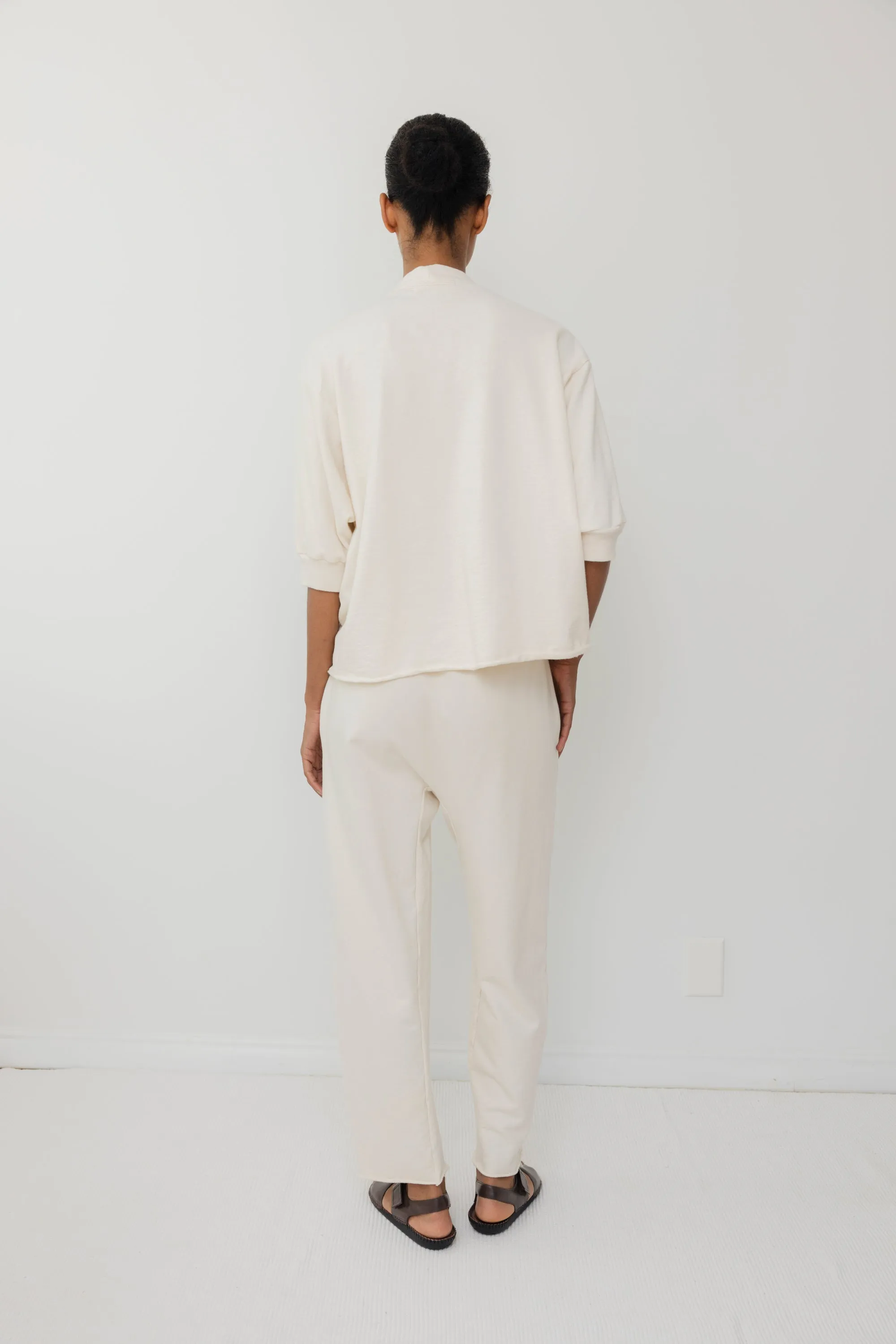 Short Sleeve Sweatshirt : Natural sold by Wol Hide product image thumbnail 4