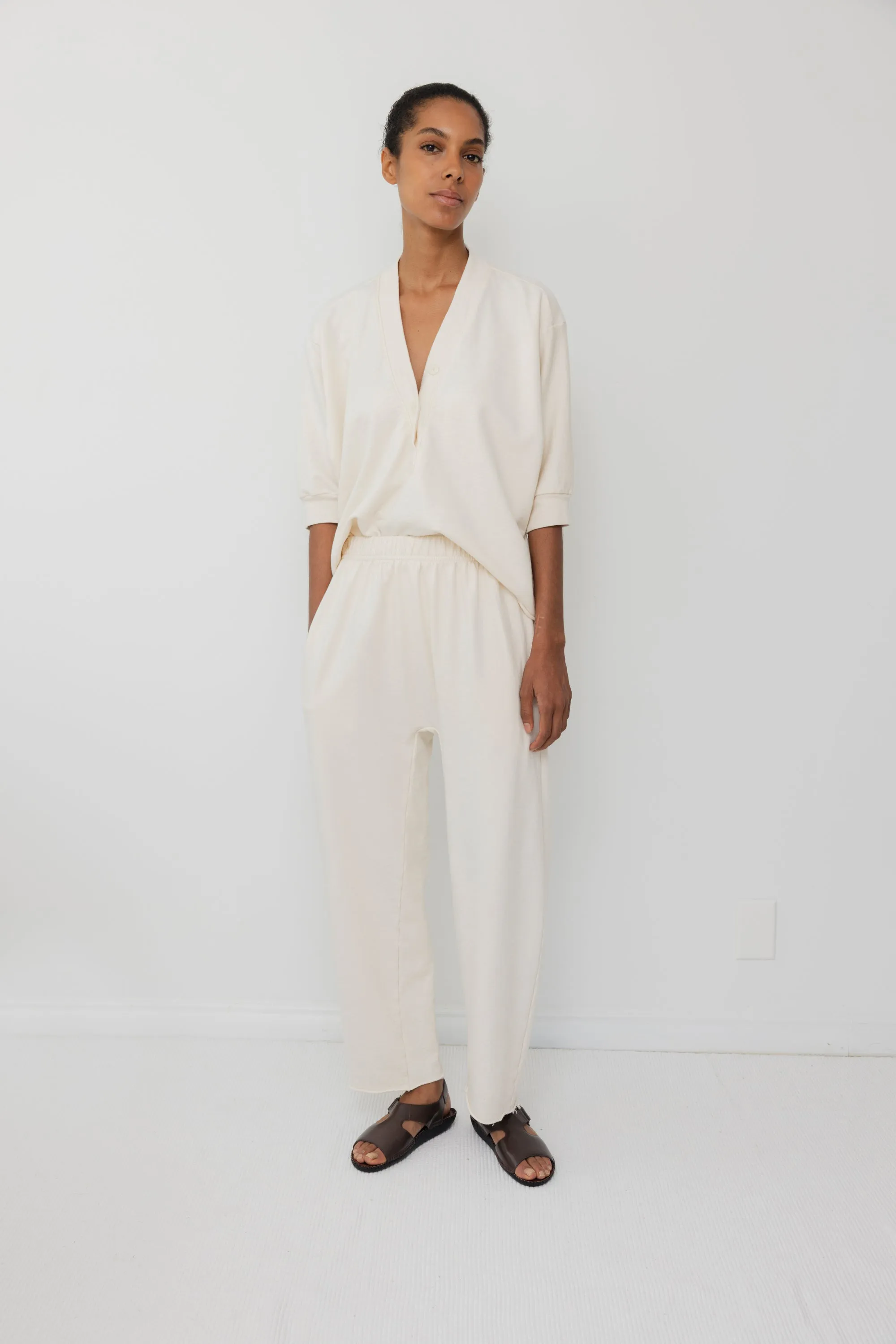 Short Sleeve Sweatshirt : Natural sold by Wol Hide product image thumbnail 3