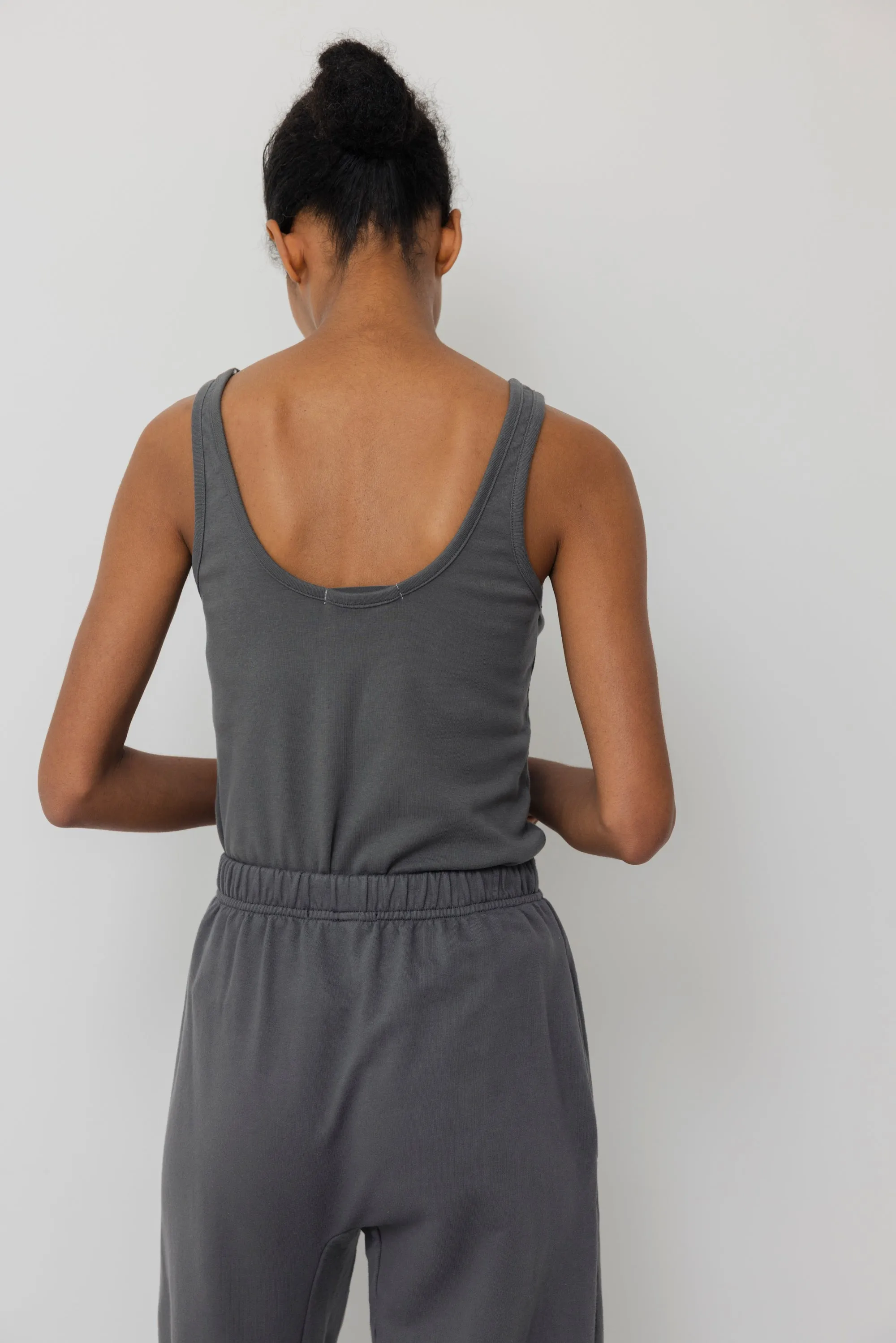 Scoop Back Rib Tank : Stone sold by Wol Hide product image thumbnail 4