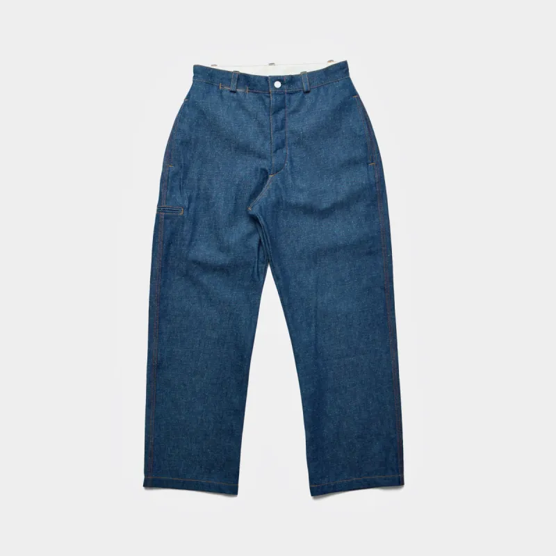 C.T.L STANDARD DENIM PANTS-BIZEN ICHIGO - WASHED INDIGO sold by Cottle