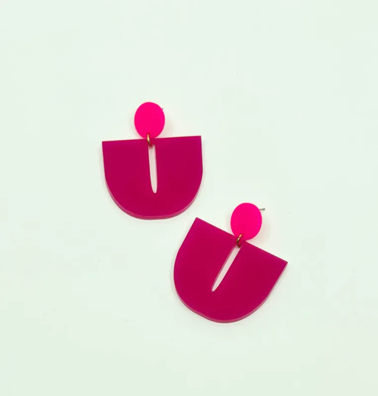 The Billie Earrings-Cherry sold by Darlings of Denmark