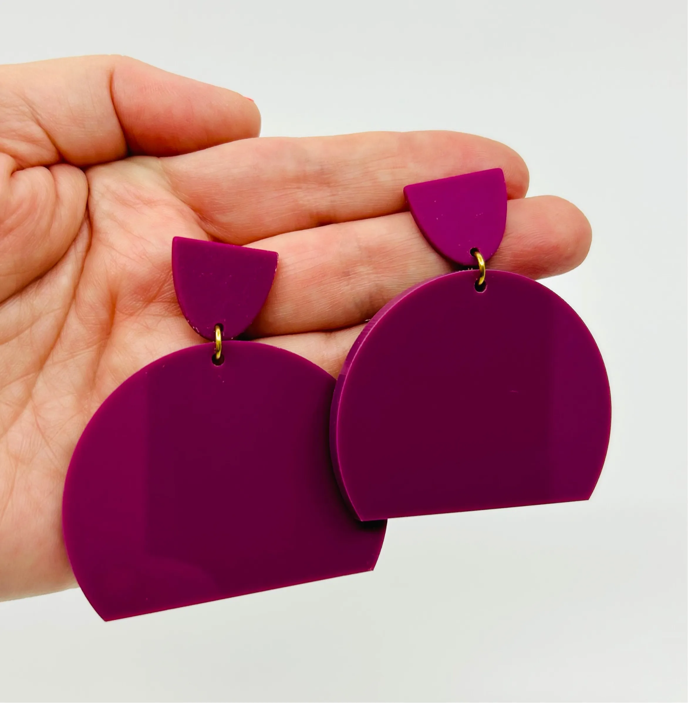 The Käla Earrings - Large sold by Darlings of Denmark product image thumbnail 4