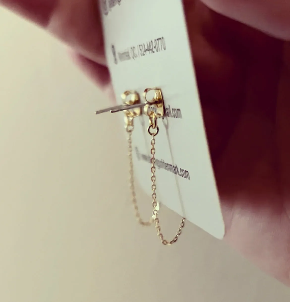 The Løgga Earrings sold by Darlings of Denmark product image thumbnail 2