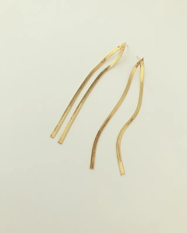 The Flyke Earrings sold by Darlings of Denmark