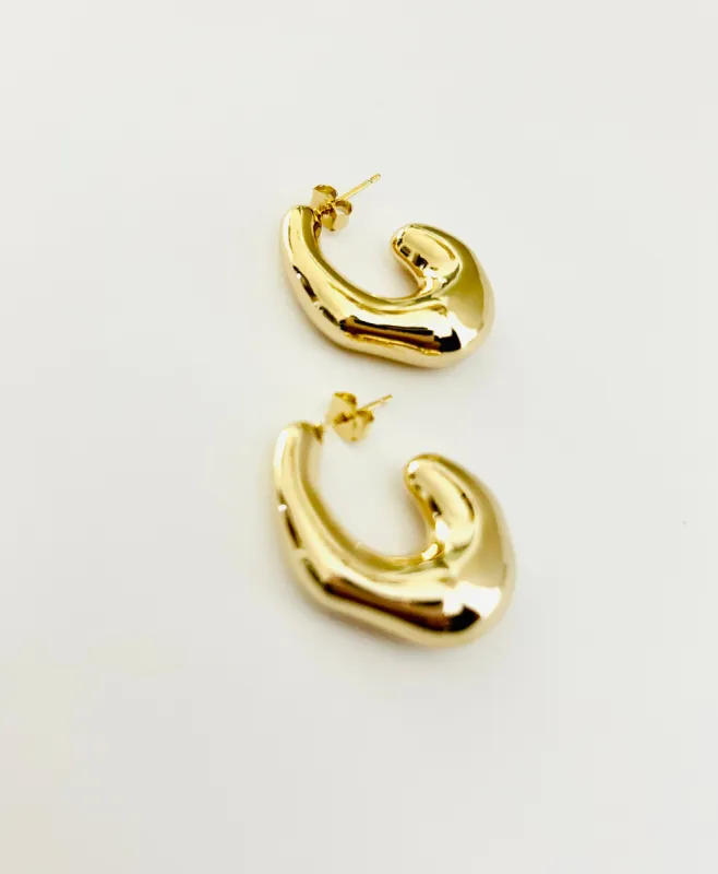 The Dyne Earrings-lg sold by Darlings of Denmark
