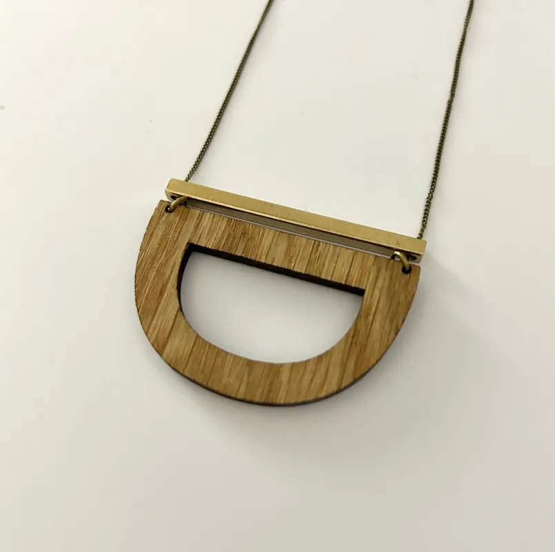 The Lüppe Necklace - WOOD sold by Darlings of Denmark