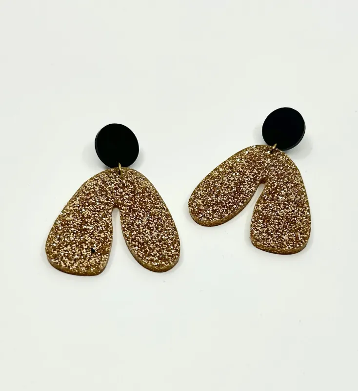 The Løtta Earrings - GLITTER sold by Darlings of Denmark