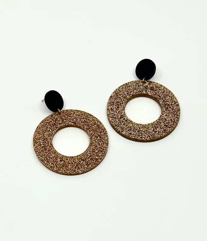 The Ida Earrings - GLITTER sold by Darlings of Denmark