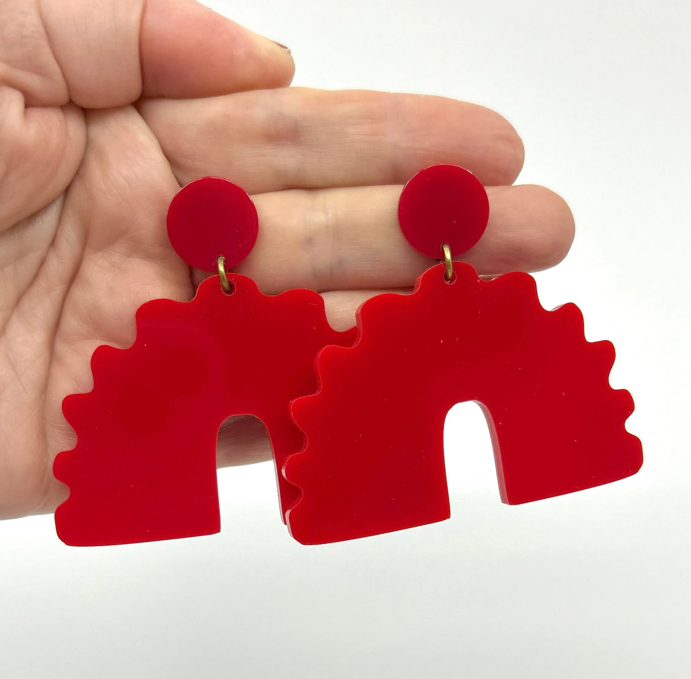 The Lulu Earrings - Large - NEW STYLE sold by Darlings of Denmark product image thumbnail 5