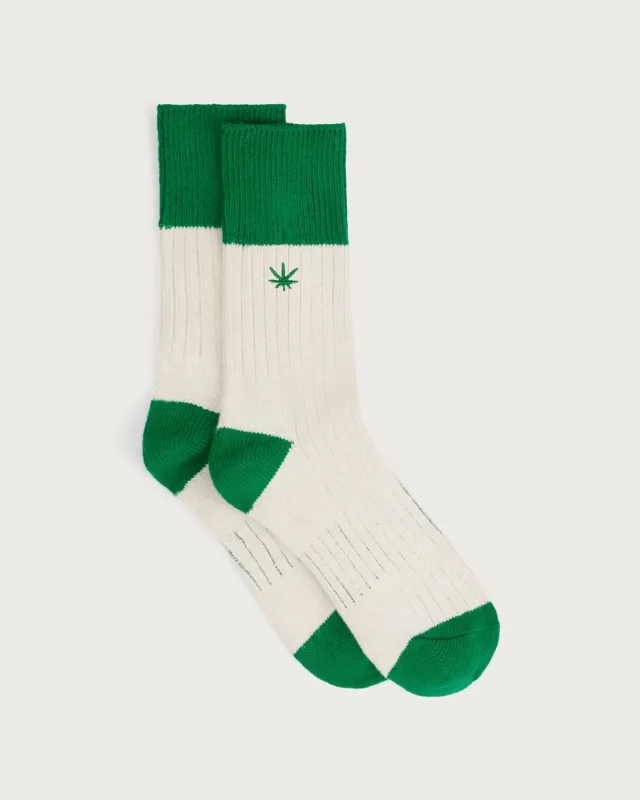 Calcetines verdes Hemp Peu sold by Thinking Mu