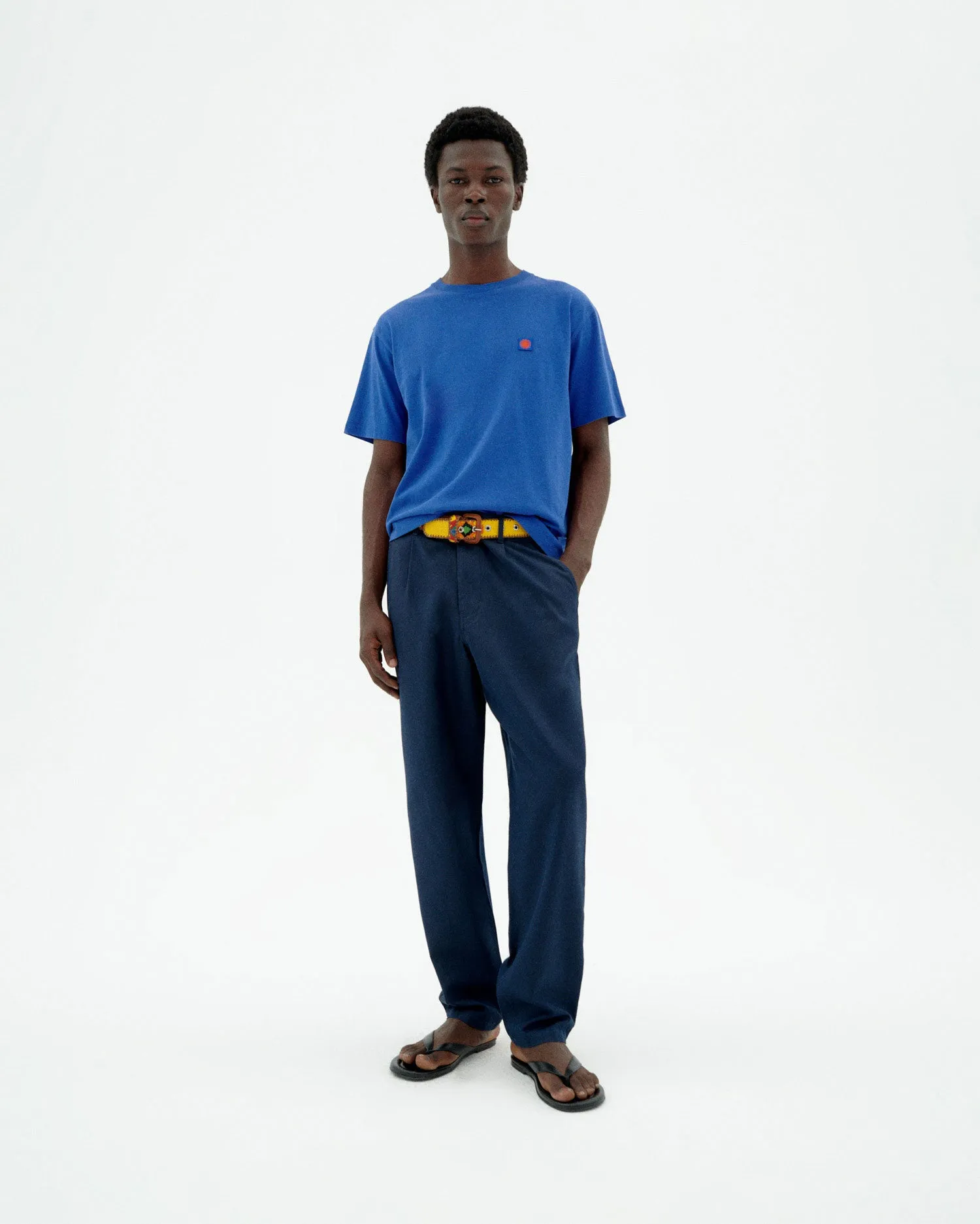 Pantalón navy hemp Moero sold by Thinking Mu product image thumbnail 2