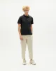 Polo negro Hemp sold by Thinking Mu