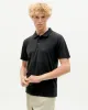 Polo negro Hemp sold by Thinking Mu