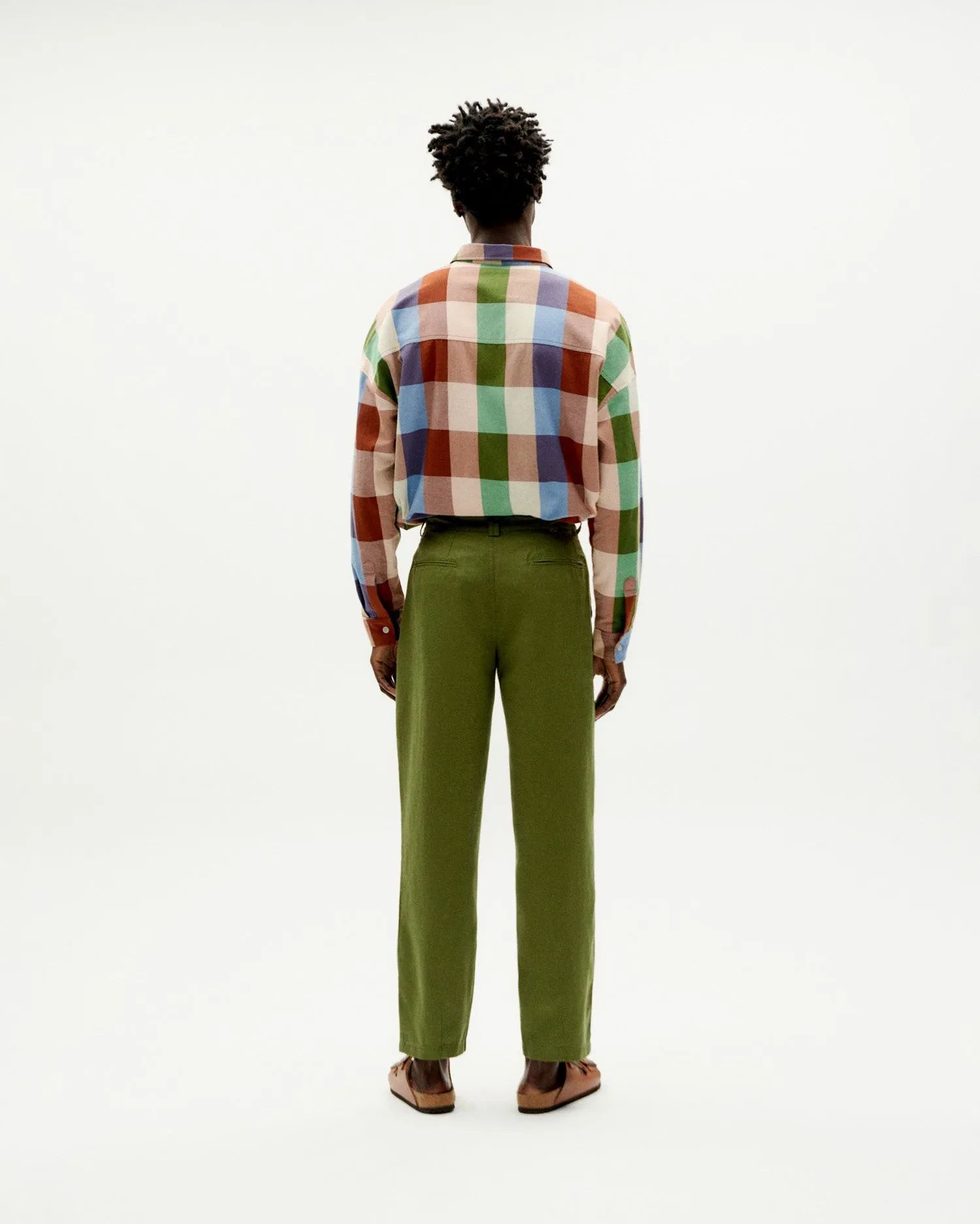 Pantalón verde Hemp Moero sold by Thinking Mu product image thumbnail 5