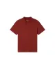 Polo rojo hemp sold by Thinking Mu