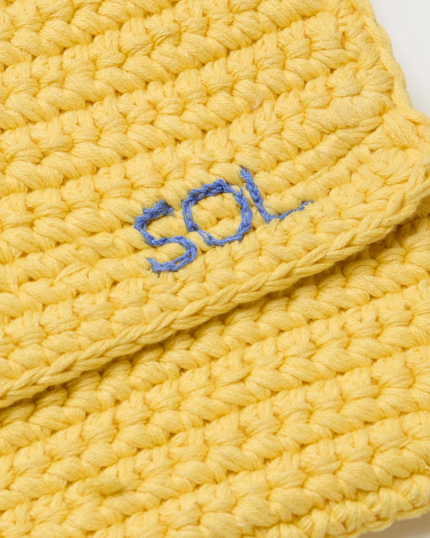 Mini bolso amarillo crochet tejido a mano sold by Thinking Mu product image thumbnail 2