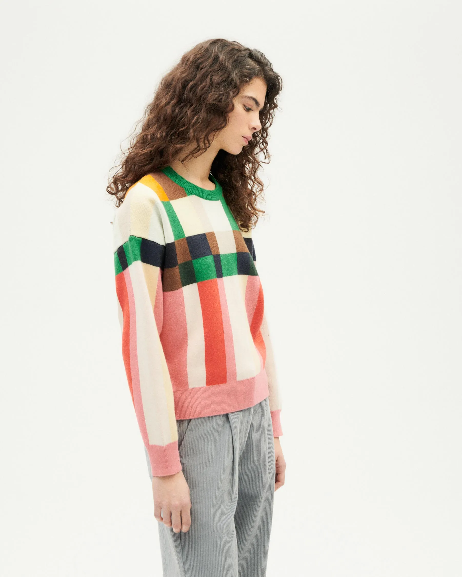 Jersey multicolor lana merino Philis sold by Thinking Mu product image thumbnail 2