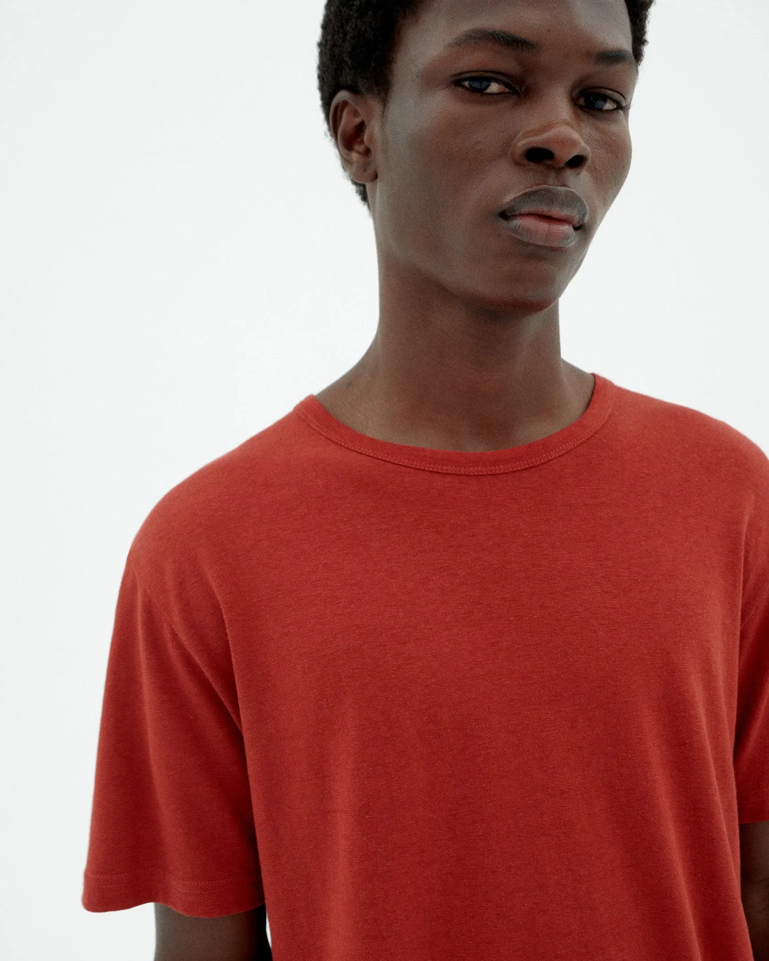 Camiseta roja hemp sold by Thinking Mu product image thumbnail 3