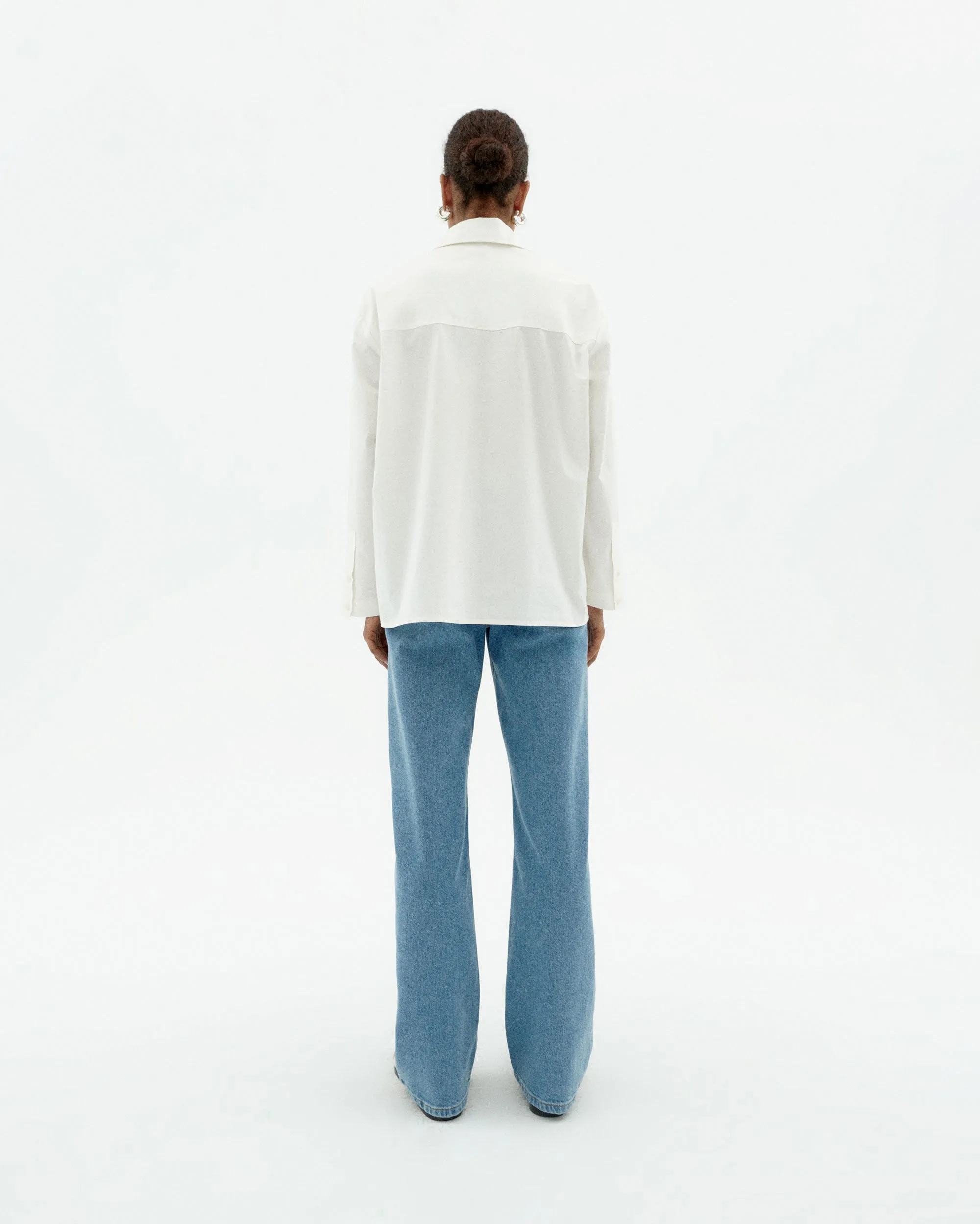 Blusa blanca Marcelle sold by Thinking Mu product image thumbnail 4