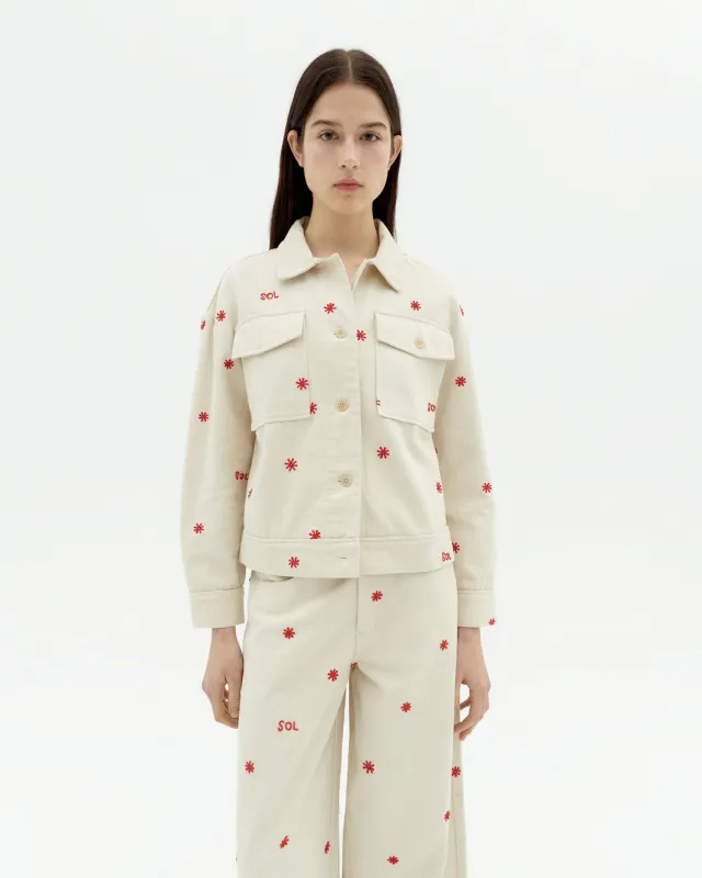 Chaqueta cruda bordada a mano Frans sold by Thinking Mu