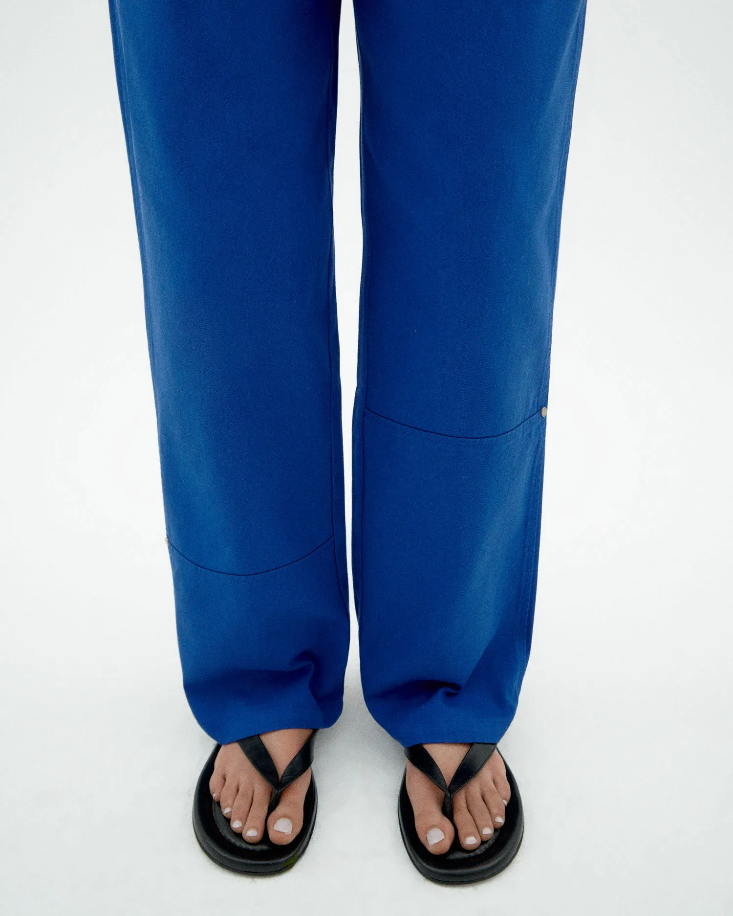 Pantalón recto azul Perle sold by Thinking Mu product image thumbnail 3