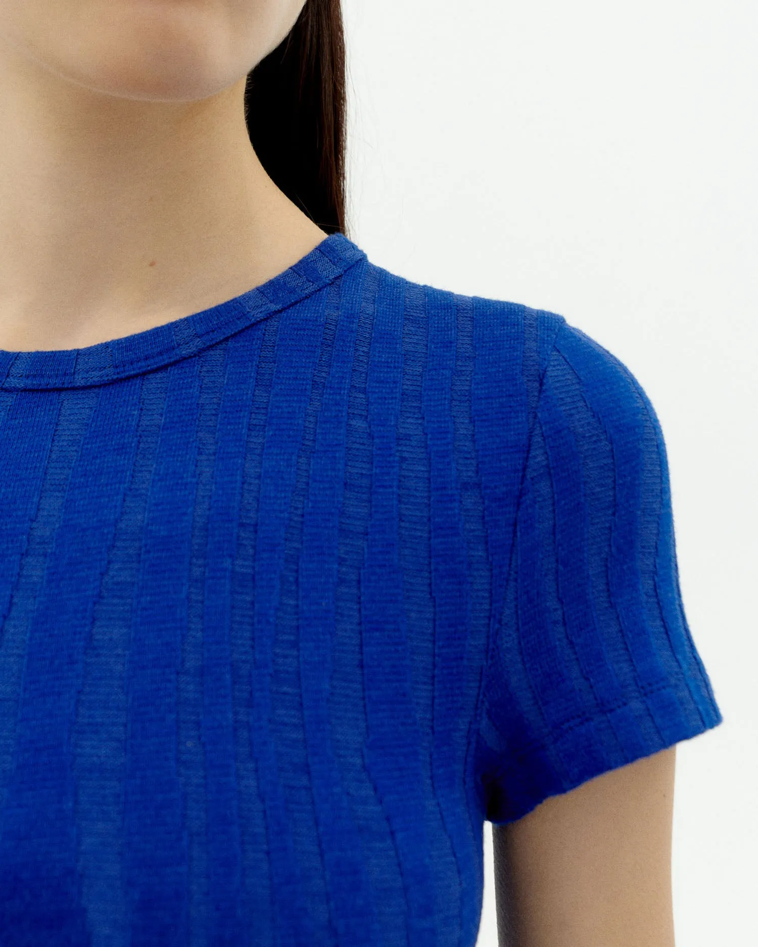 Top punto azul Ecovero Rue sold by Thinking Mu product image thumbnail 3