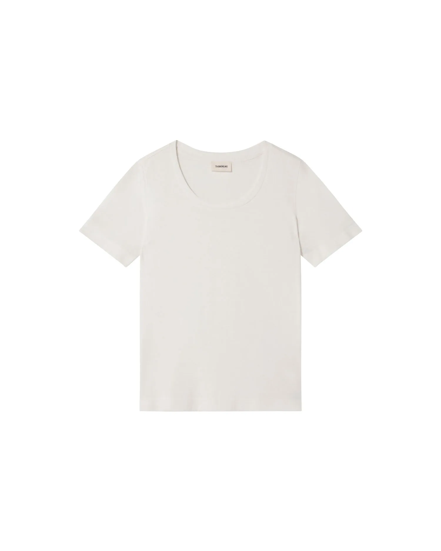 Camiseta blanca hemp Cassia sold by Thinking Mu product image thumbnail 5
