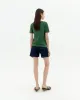 Camiseta verde hemp Cassia sold by Thinking Mu