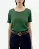 Camiseta verde hemp Cassia sold by Thinking Mu